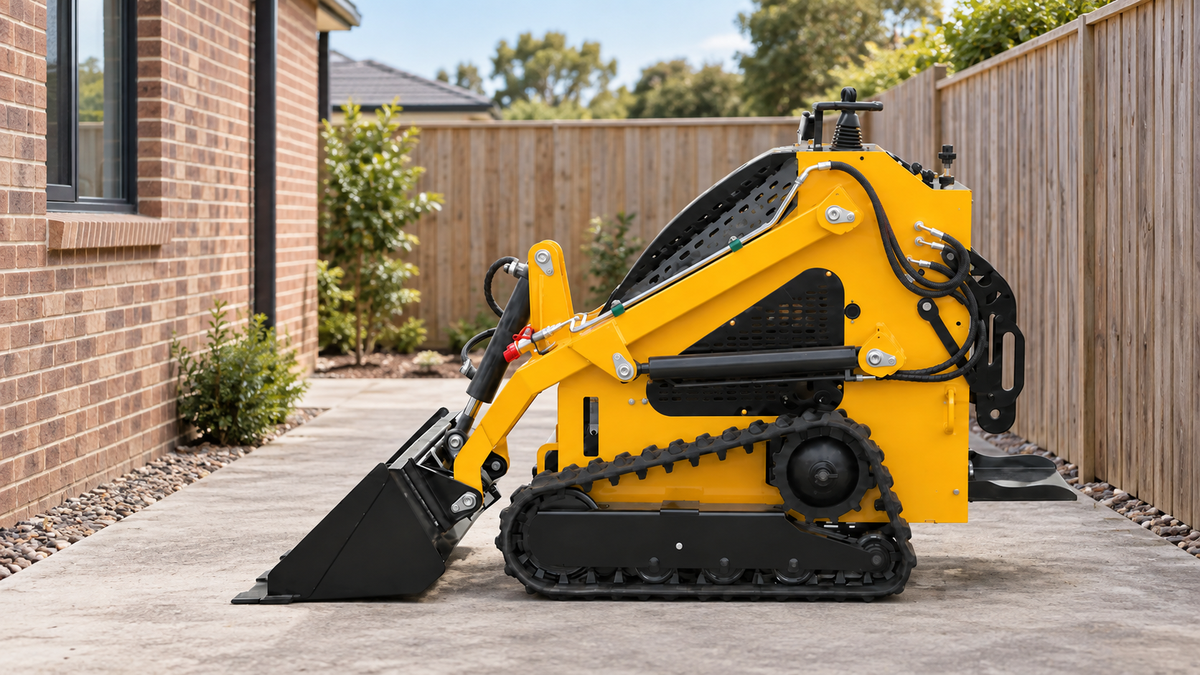 T360 mini skid steer loader for tight access jobsites